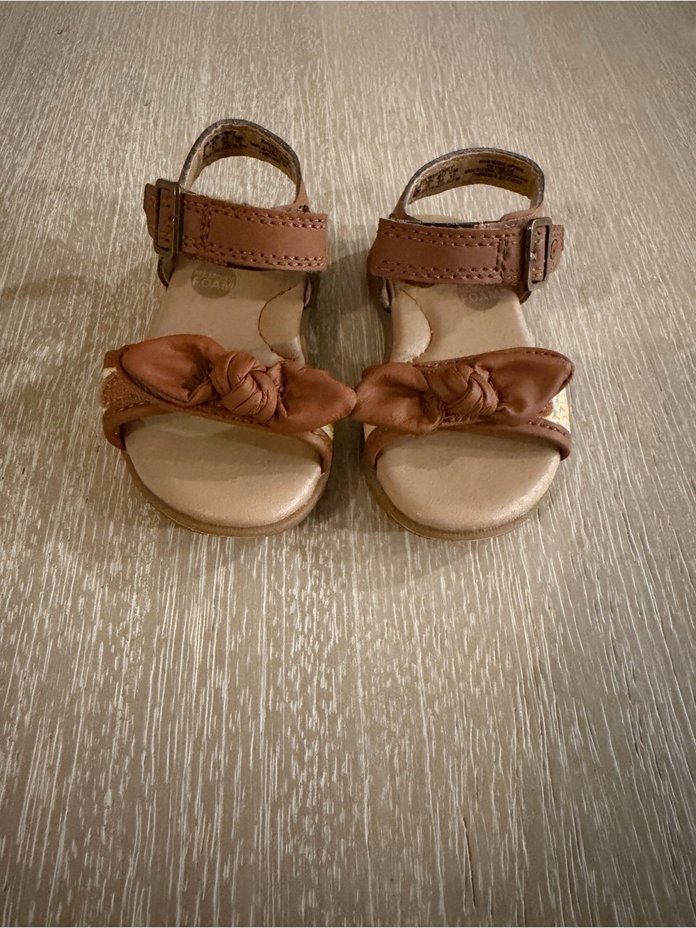 Stride Rite Brown Whitney Sandals size US 4M